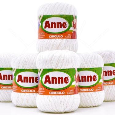 Imagem de Kit Linha Anne Branca - 6 Novelos - CÍRCULO
