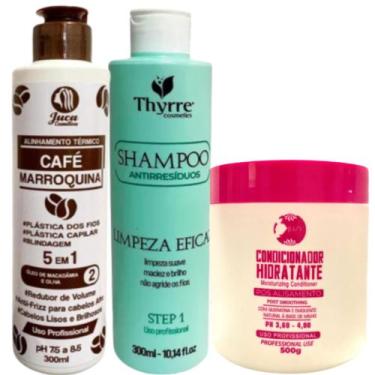 Imagem de Progressiva Selagem Café Marroquina 300ml + Shampoo Antirresíduo Thyrr