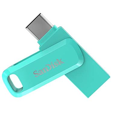 Imagem de SanDisk 512GB Ultra Drive Dual Go USB Tipo-C Flash Drive, Verde menta - SDDDC3-512G-G46G, Verde menta