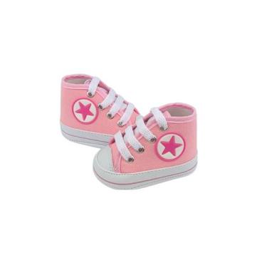 Imagem de Sapatinho de bebê direto da fábrica cano alto - Drinity, 16, Rosa