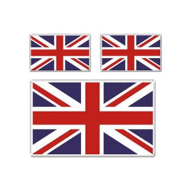 Imagem de Adesivo Decorativo em relevo fácil aplicação INGLATERRA - Cobra Motopa