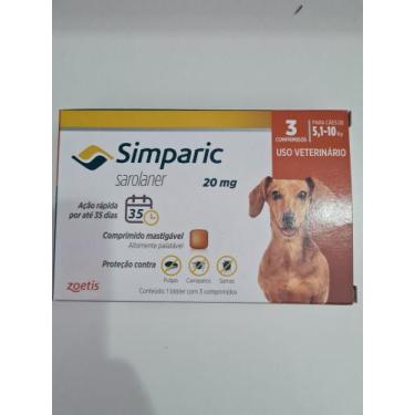 Imagem de Simparic 20mg 5,1-10kg - Zoetis