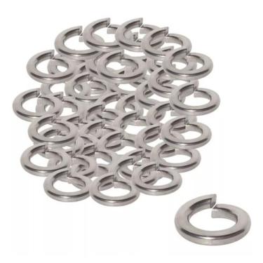 Imagem de Pacote Arruela pressão leve 1/4 zincada 1000 unidades - Lg steel