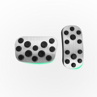 Imagem de Rxmgf Capa para pedal de acelerador a gás compatível com Corolla 2019-2024 CHR 2019-2024 Corolla Cross 2022-2024 Pruis 2019-2022 (prata)