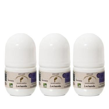Imagem de Kit 3 Desodorante Roll-on Lavanda Aromatherapy Via Aroma - 70ml
