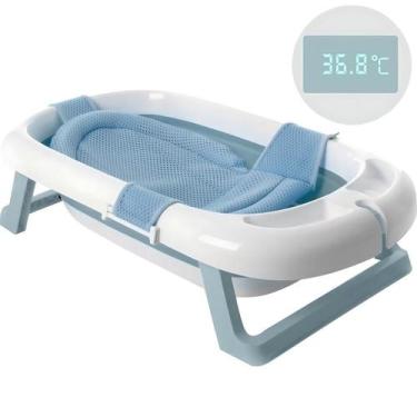 Imagem de Banho Seguro Com Banheira, Termômetro Digital E Rede Universal Para Ba