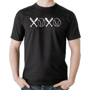 Imagem de Camiseta Algodão Xoxo Baseball - Foca na Moda, Preto, M