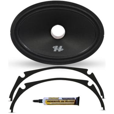 Imagem de Kit Reparo Midbass Hurricane 6x9" Polegadas 230W RMS MB690 4 OHMS