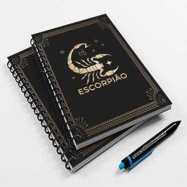 Imagem de Caderno Universitário 96fls Signo Escorpião - Premium