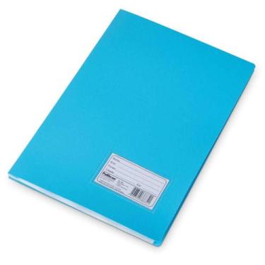 Imagem de Pasta Catalogo Plastica Oficio Azul 10 Envelopes Unidade - Polibras