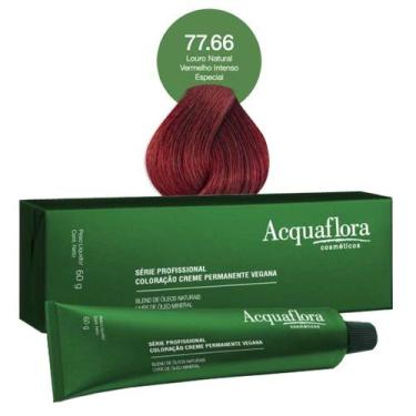 Imagem de Coloração Creme Permanente Vegana 77.66 Louro Natural Vermelho Intenso