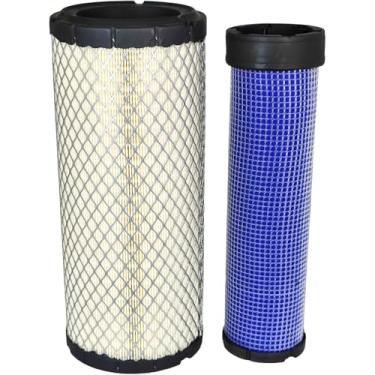Imagem de XYZIL Filtro de ar R1401-42270 R2401-42280 compatível com Kubota KX121-3 KX121-3S KX161-3 KX161-3S L48 M4700 M4800 M4900 M5400 M56444 0 M57 Trator 00 MX4700 MX4800 MX5000 MX5100 MX5200 R420 R520