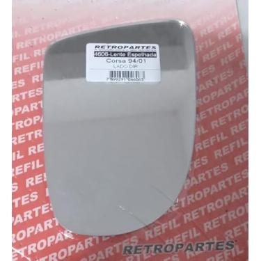 Imagem de Espelho Retrovisor Lado Direito, Compatível com Corsa Wind, Corsa Wagon, Corsa Sedan 1993-2002, Classic 2003-2012, Sem Base