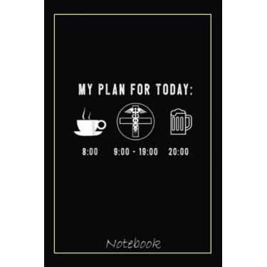 Imagem de Funny Doctor Gifts PhD Graduation Med School Graphic Notebook: Graduation Gift Diary For Notes, Congratulations, Graduate Journal, Gold Graduate Gifts, Graduation Journal, 6x9 college ruled notebook