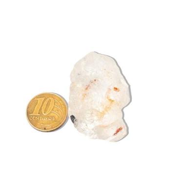 Imagem de 01 Topázio Branco Pedra Bruto Natural 25 a 50g Média 50mm - Cristaisde
