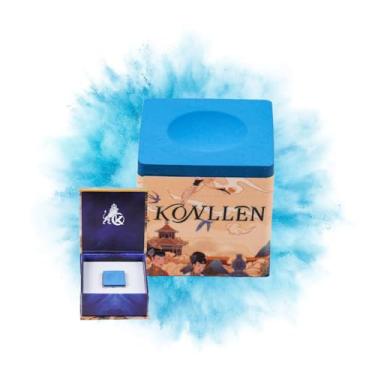 Imagem de KONLLEN Royal Billiards bastão de bilhar nano tecnologia para tacos de bilhar giz de bilhar S/M com suporte magnético de giz de couro