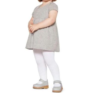 Imagem de Meia Calça Lobinha Infantil 2554-001 Rn/bb/p Fio 70 Cute - Lupo, Branc