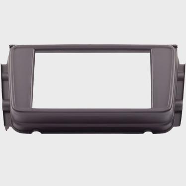 Imagem de Moldura Painel Central 2 Din Som Dvd Kicks 2016 à 2021 Preto Fosco