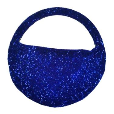 Imagem de kowaku Portador de organizador de bolsas de argola para adultos Tote Tote Fitness Armazy Bag Bag Ginástica Portador de equipamentos para show de prática, Blue S