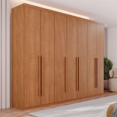 Imagem de Guarda-roupa 7 Portas 6 Gavetas Flórida Espresso Móveis Cinamomo