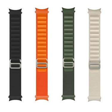 Imagem de Pulseira Nylon Alpina Compatível Com Galaxy Watch 4, 5, 6 - Poolsy, Pr