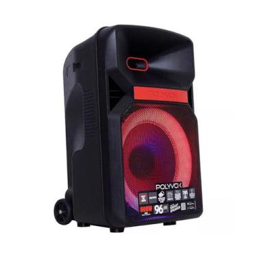 Imagem de Caixa De Som Amplificada Polyvox Bluetooth Led 600w Xc-812TB