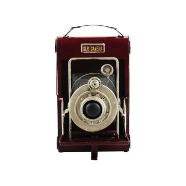 Imagem de Câmera Fotográfica Antiga 22x15x12.5cm Estilo Retrô Vintage