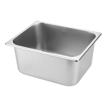 Imagem de DimyFew Balde de gelo aço inoxidável para cerveja de vinho Cerveja de champanhe Cubo de gelo Bin Home Kitchen Restaurant, 325x265x15cm