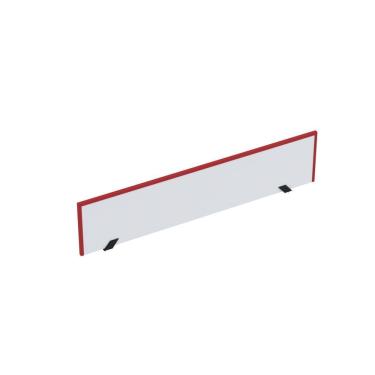 Imagem de Painel Divisor Para Mesas De Escritório 881x300mm M900at Branco/vermelho