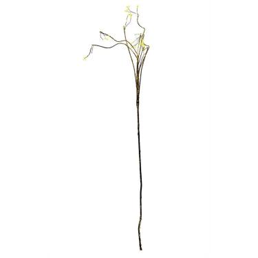 Imagem de Galho Cipó Aramado Marrom Com Flores Amarelas Artificial Permanente 97cm Florarte