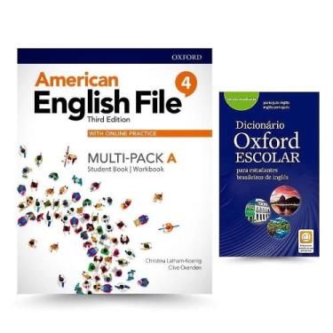 Imagem de Kit: American English File 4A Student Book/Workbook Multi-Pack a With 