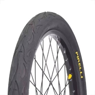 Imagem de Pneu Pirelli Tornado Beta Aro 24 X 2.125 Tipo Flame Balão Slick Bicicleta Intanfil Eletrica 