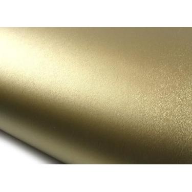 Imagem de ROSEROSA Descasque e Cole Retrovisor Linha de Cabelo Metálico Texturizado Vinil Papel de Parede & Adesivo Borda Autoadesivo Papel de Parede Prateleira Forro Mesa e Reforma de Porta, 2.00 Feet X 6.56 Feet, MG237 : 2.00 Feet X 6.56 Feet