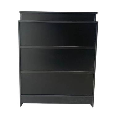 Imagem de Balcão Caixa Lojas E Comércios 100% Mdf Preto - Suprema Móveis