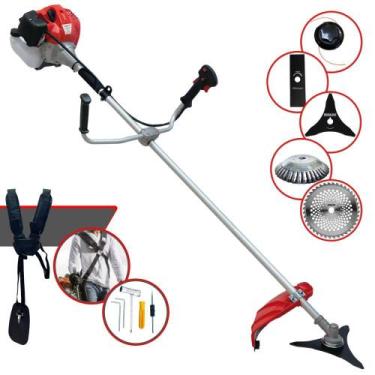 Imagem de Roçadeira Aparador de Grama À Gasolina Anmax CG430P 43cc 2HP 9.000rpm 