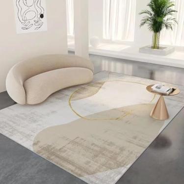 Imagem de Tapete grande para sala de estar, macio e confortável, decoração para quarto, sofá, mesa, tapete lavável (300x400 cm/sem fiapos - 9)