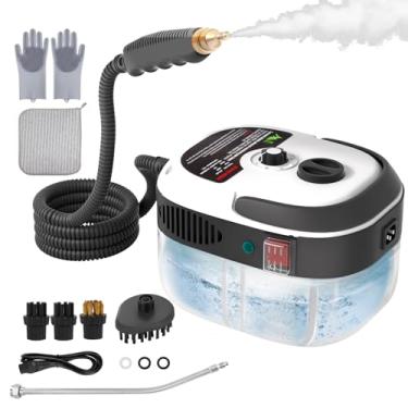 Imagem de STRCEAT Limpador A Vapor Pressurizado Portátil, Máquina De Limpeza Portátil Alta Temperatura 2500 W, Para Sofá, Carro, Piso E Muito Mais (Branco)