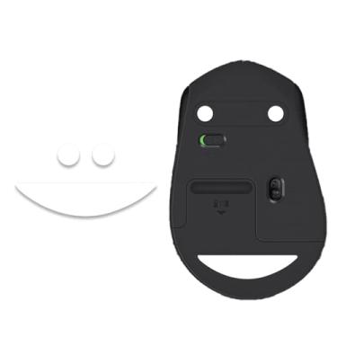 Imagem de NOUKAJU Patins de mouse com bordas curvas arredondadas para mouse silencioso Logitech M330, patins de mouse para jogos, antiderrapante, acessórios de mouse de jogo, substituição de pés de mouse para