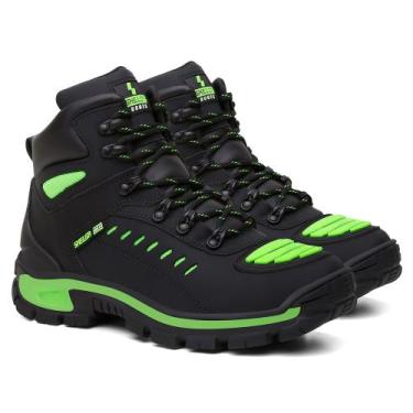 Imagem de Bota Coturno Botina Motoqueiro Masculino Em Couro Nobre Palmilha Em Ge