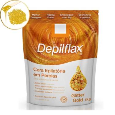 Imagem de Cera Quente Depilatória Pérola Glitter Gold Depilação Corporal Facial 