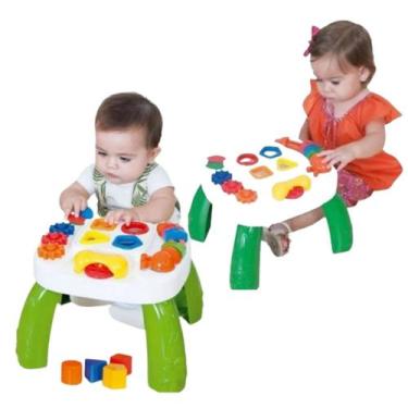 Imagem de Mesa Infantil Didática Brinquedo Educativa Bebê Estimular o Aprendizad