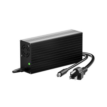 Imagem de stio Carregador Rápido De 42 V 5 A Para Bateria Lítio 36 V, Compatível Com Segway Ninebot Max G2 G65 G30 G30P G30Lp, Adaptador Energia Ca/Cc V/36 Caixa Alumínio E Ventilador Resfriamento