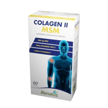 Imagem de Colageno tipo 2 + vit d msm 60 caps colagen - BIONATUS