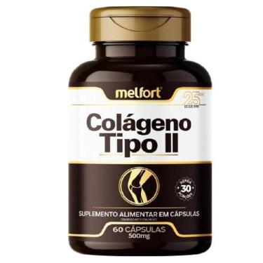 Imagem de Colageno Tipo Ii 60 Caps 500Mg Melfort