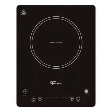 Imagem de Fogão Cooktop 1 Queimador por Indução Fischer Preto, 110V