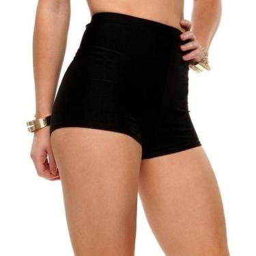 Imagem de Mini short hot pant colado com elástico na cintura varias cores moda g