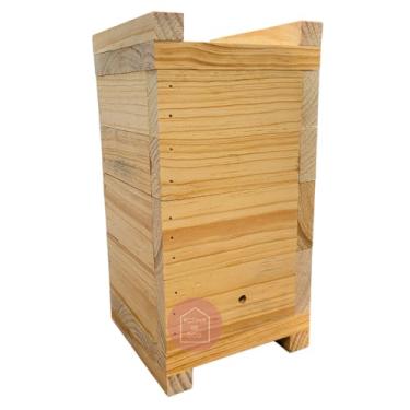 Imagem de Caixa Para Abelhas Sem Ferrão Jataí 2 Melgueira 12x12cm