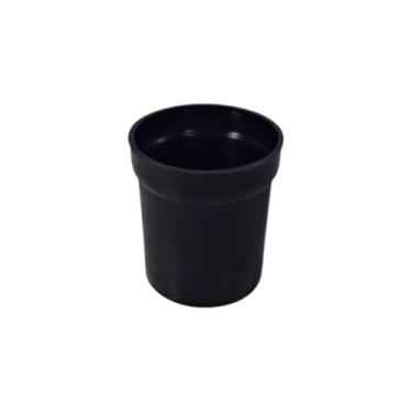 Imagem de Vasos De Plástico Planta Pequena Flor Decorativa Mesa Escritório Decoração Enfeite Jardim (200, Preto)