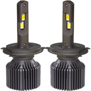 Imagem de Par Lâmpada H4 LED R6 Bicolor Amarela e Super Branca Carro - Luxus