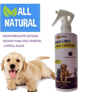 Imagem de Banho a Seco Anti Odor Cães e Gatos - limpa hidrata e tira mau cheiro 